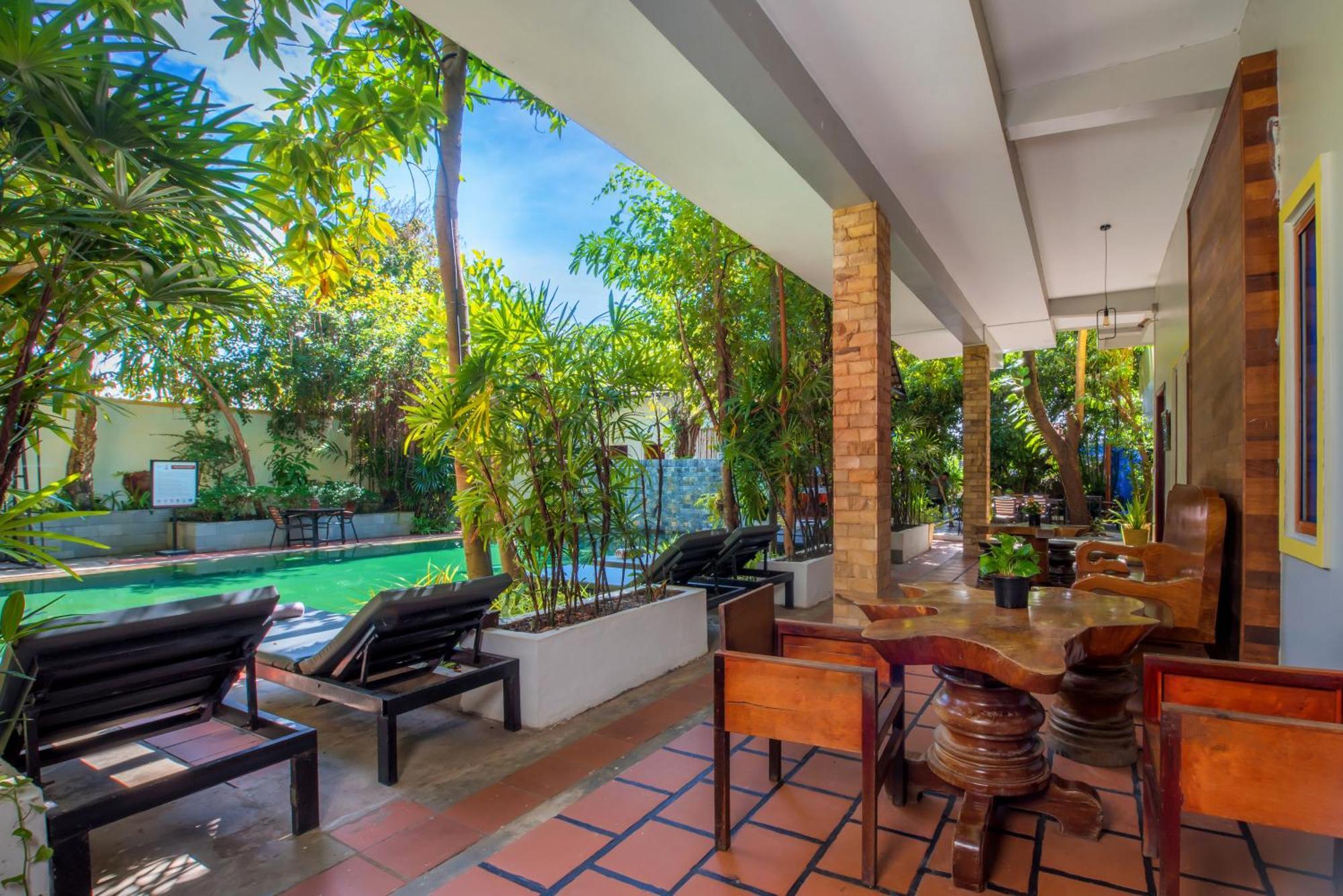 Samnak Lounge Hotell Siem Reap Exteriör bild